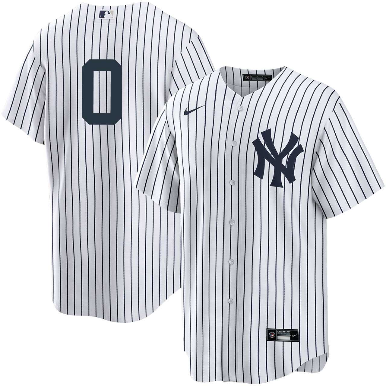 Mens New York Yankees #0 Marcus Stroman No Name White Cool Base Stitched Jersey Dzhi->new york yankees->MLB Jersey